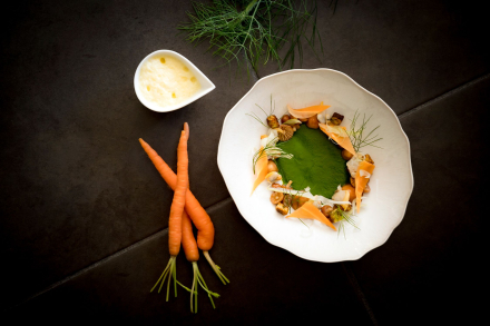 → Le Haut Allier · Hôtel Restaurant Alleyras · Haute-Loire plat
